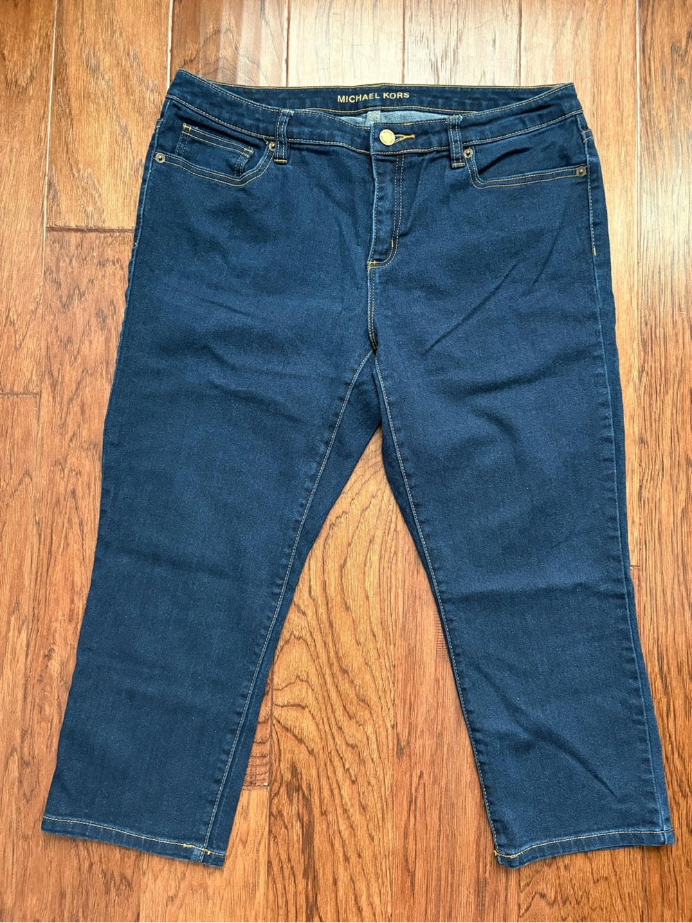 Michael Kors Indigo Cropped Jeans Size 12